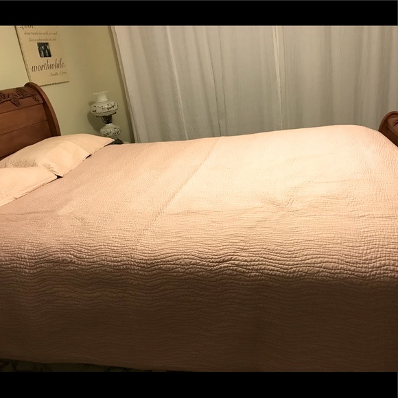 Style Co Bedding Pale Pink Quilt Fullqueen Size With Shams Poshmark